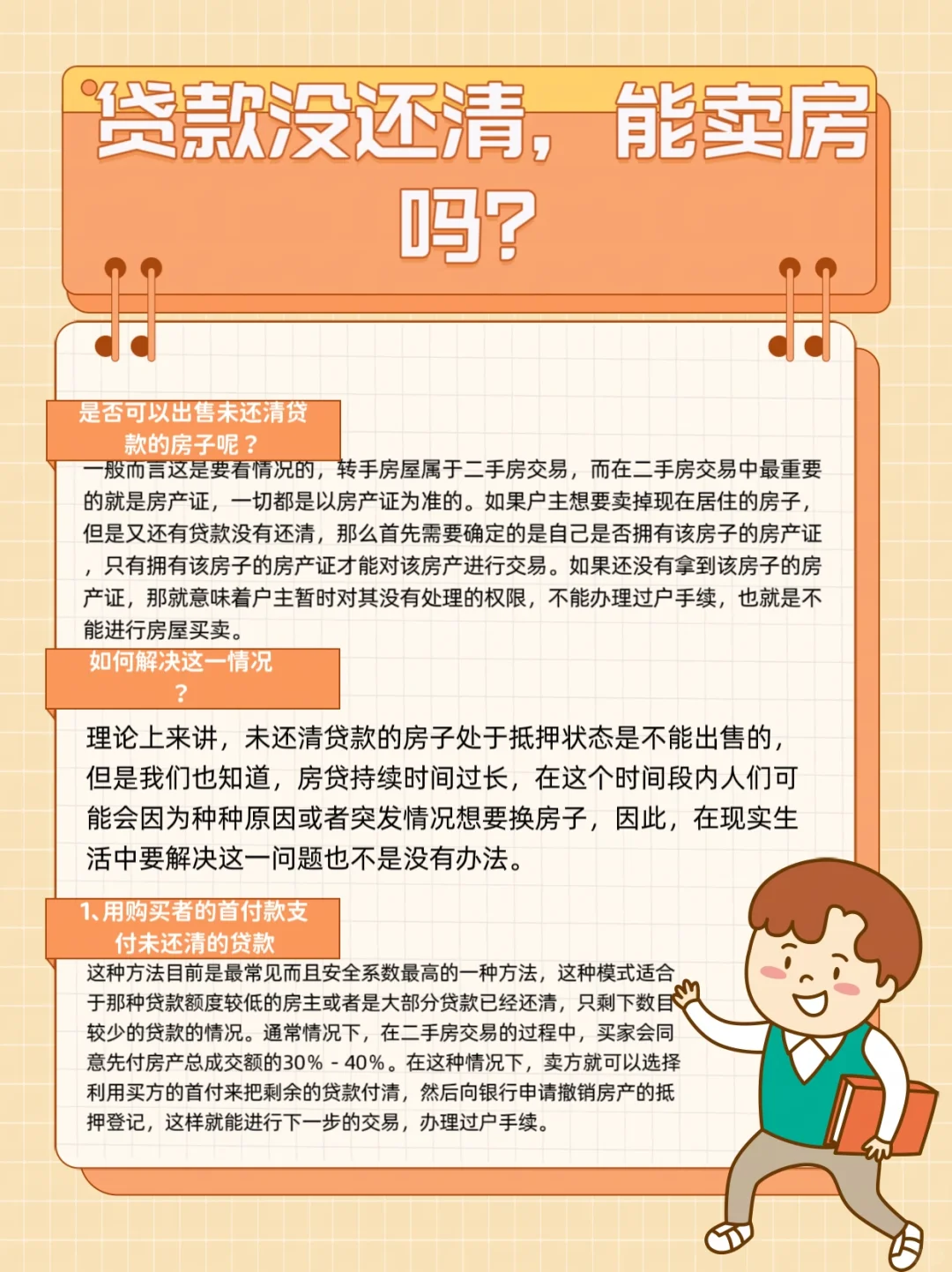 贷款还没还完，房子能卖吗？