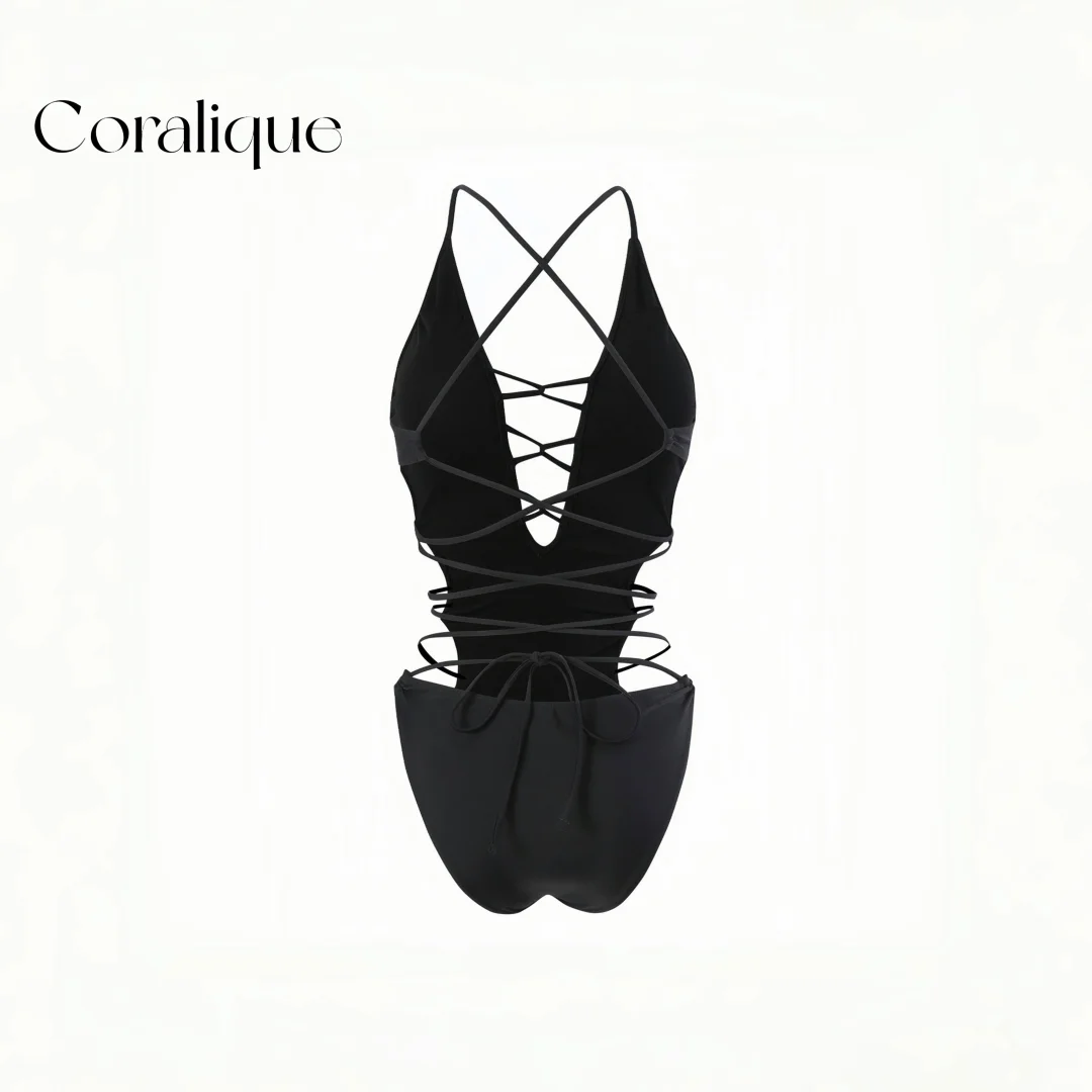 Coralique 比基尼、简约又性感～🖤