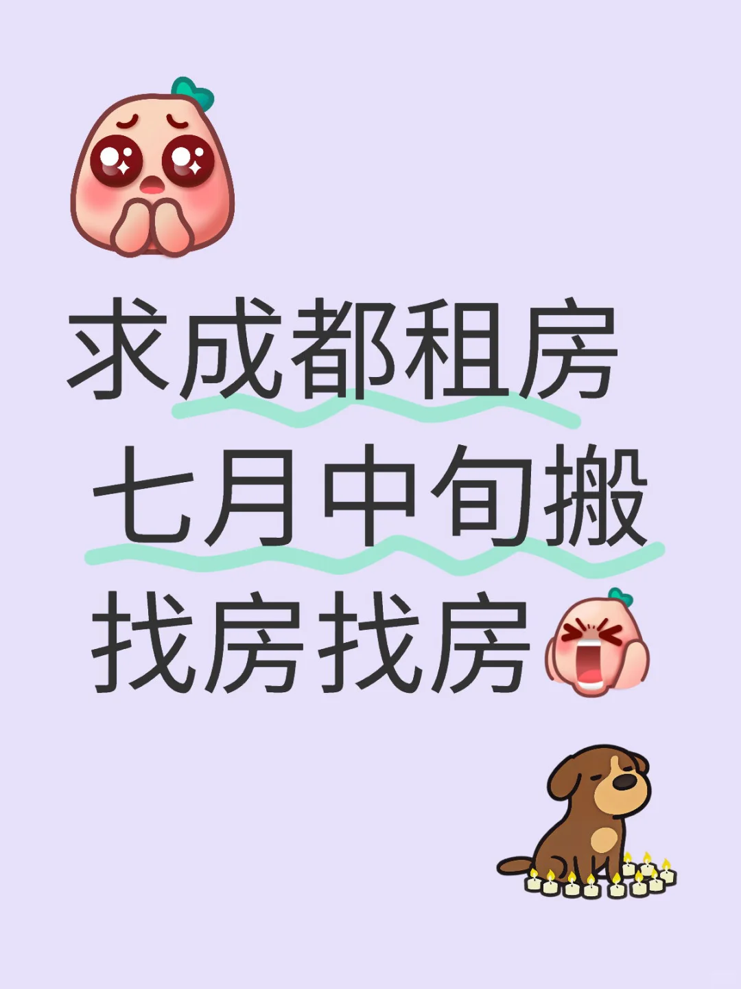 求求求租房～