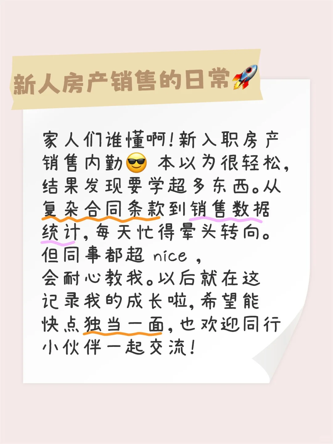 新手上路！房产销售内勤报道🎙️