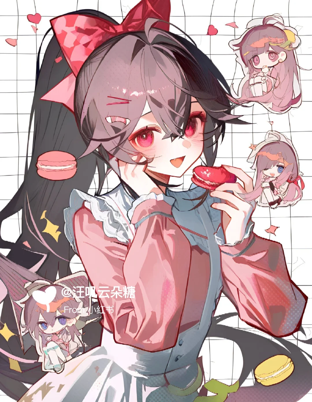 漫画萌妹头像