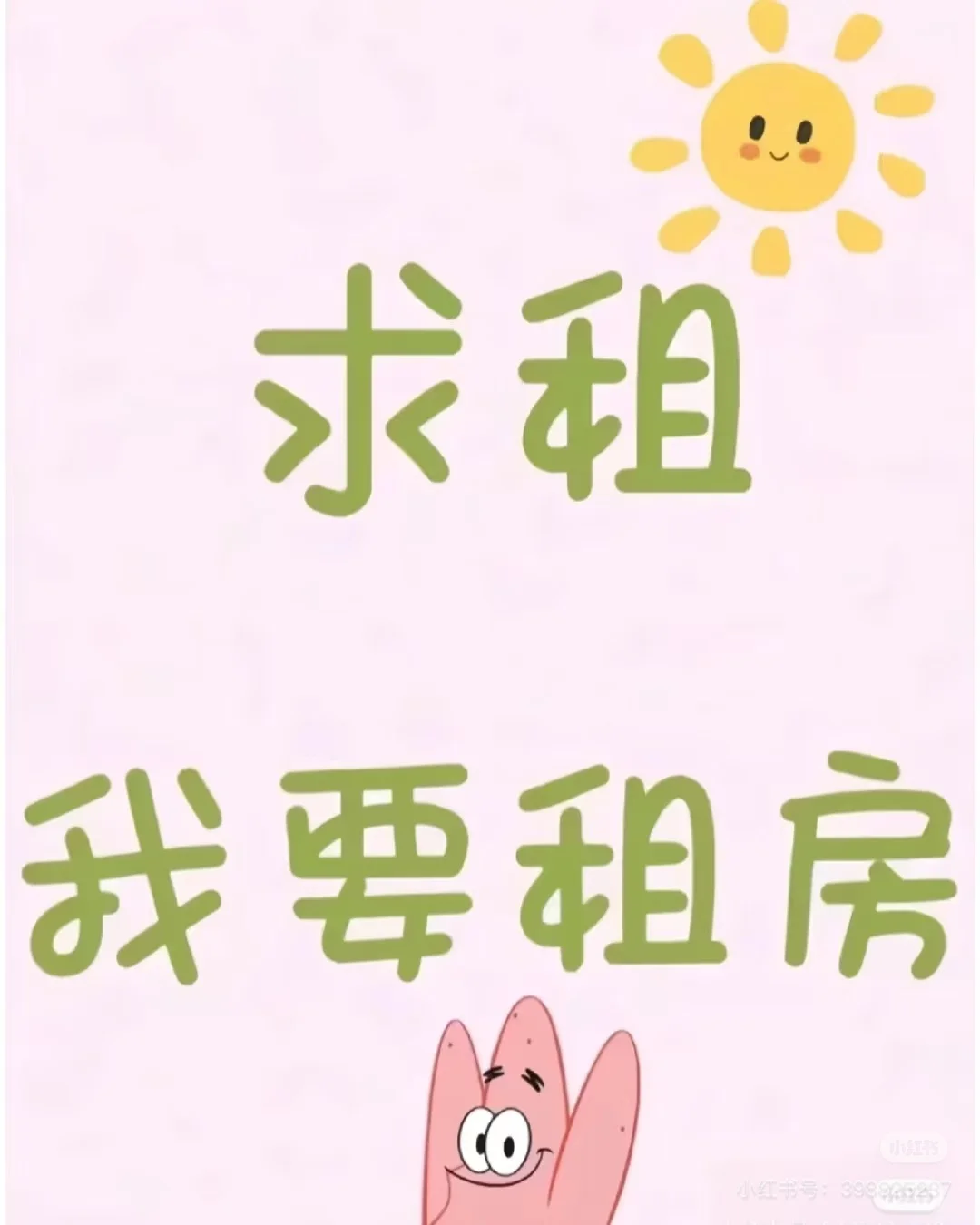 求租，租房，