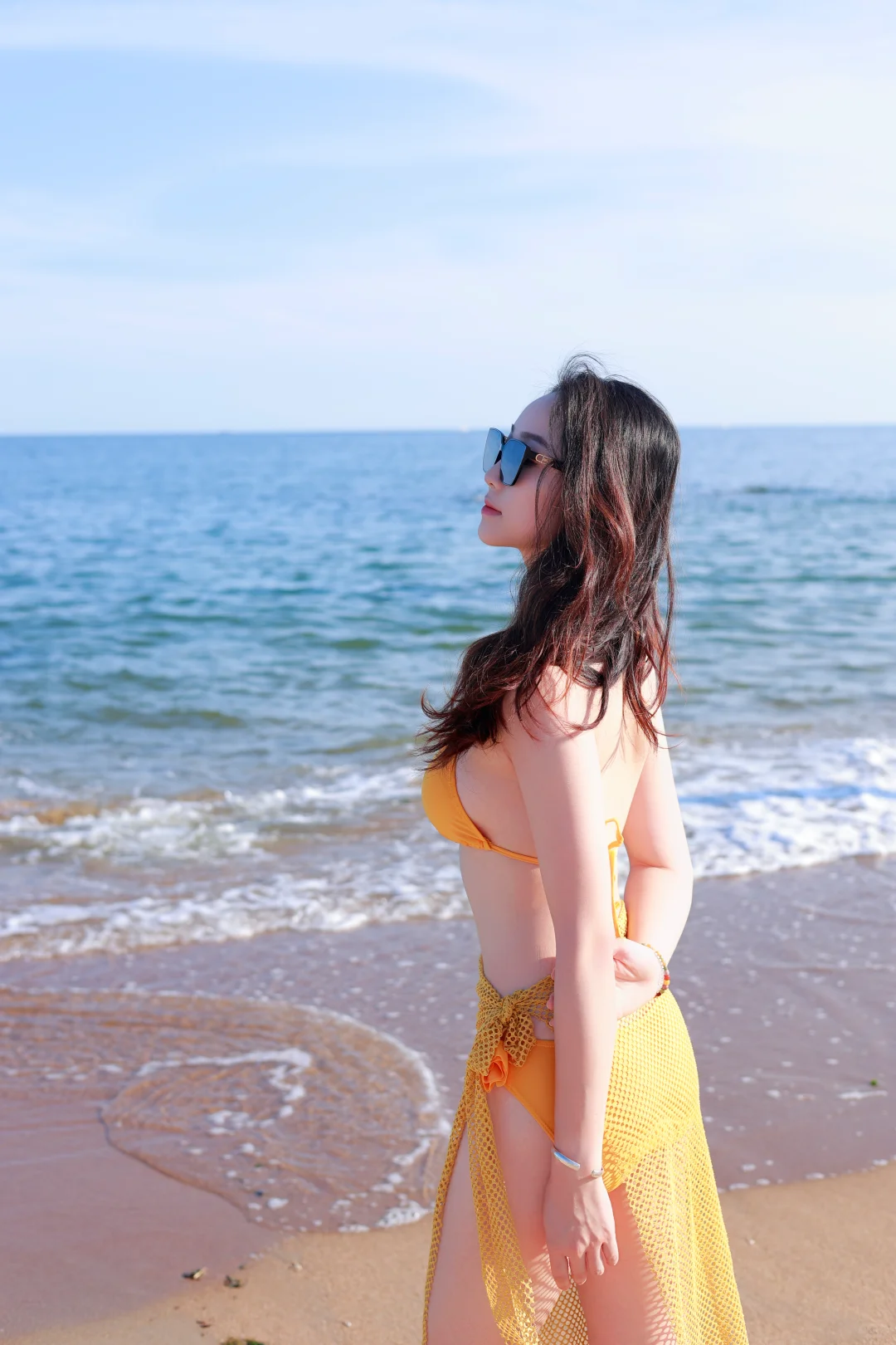 海边比基尼怎么拍？