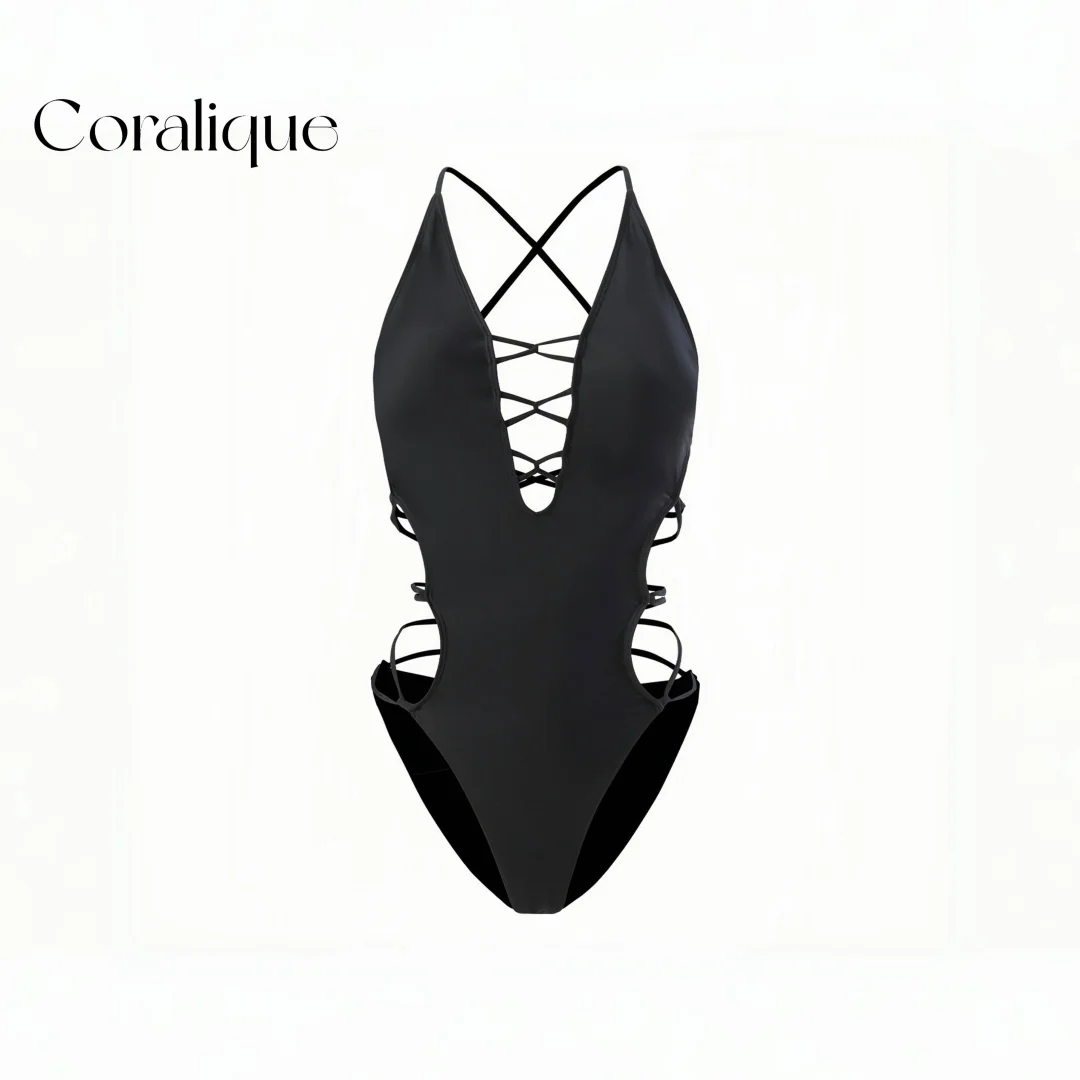 Coralique 比基尼、简约又性感～🖤