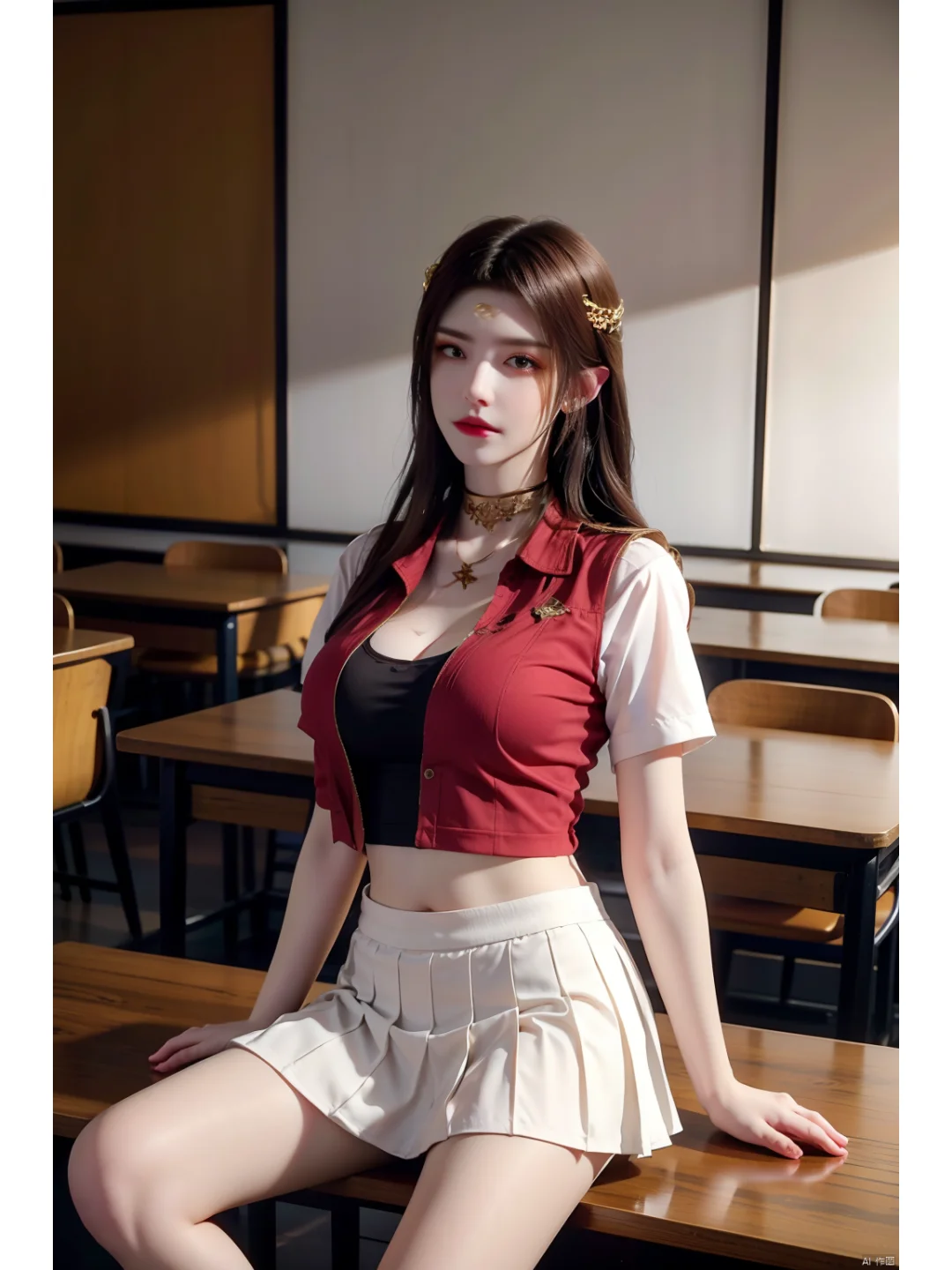 斗破苍穹美杜莎学生装美图壁纸