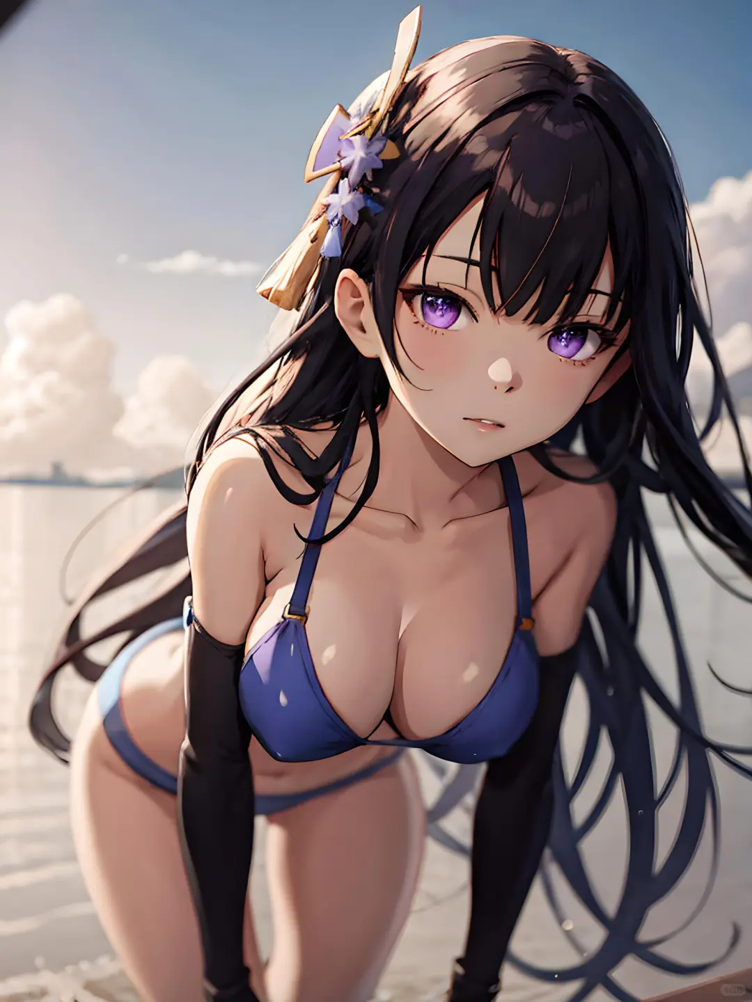 来看看影穿泳装的样子趴😘