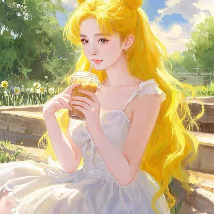 杨幂cos水冰月无敌了！适合头像