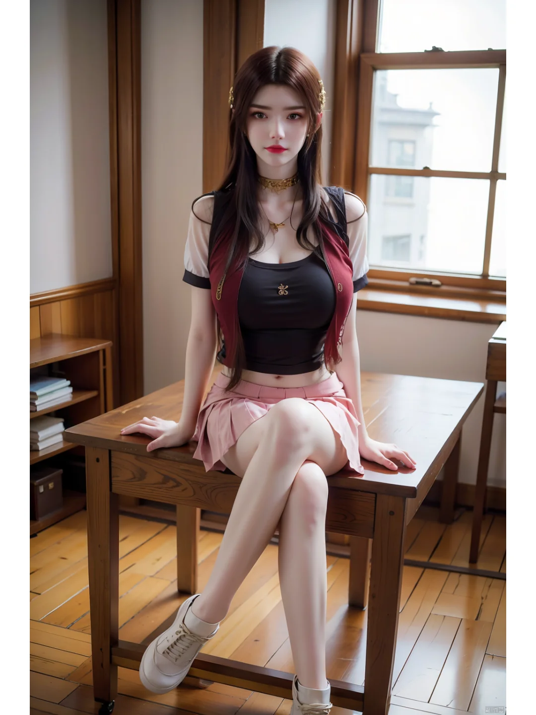 斗破苍穹美杜莎学生装美图壁纸
