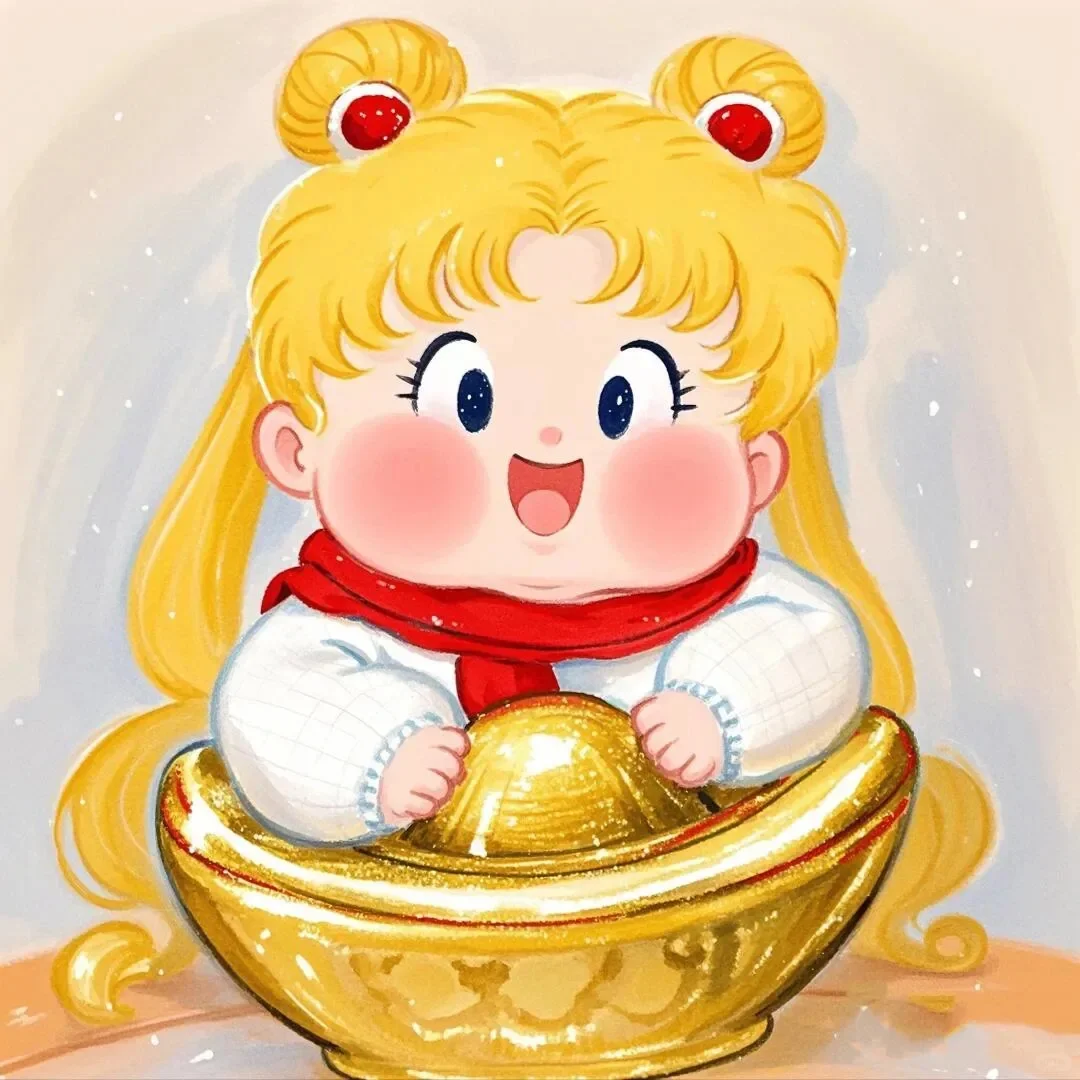 美少女月野兔头像｜