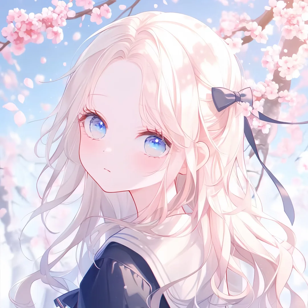 粉色少女头像
