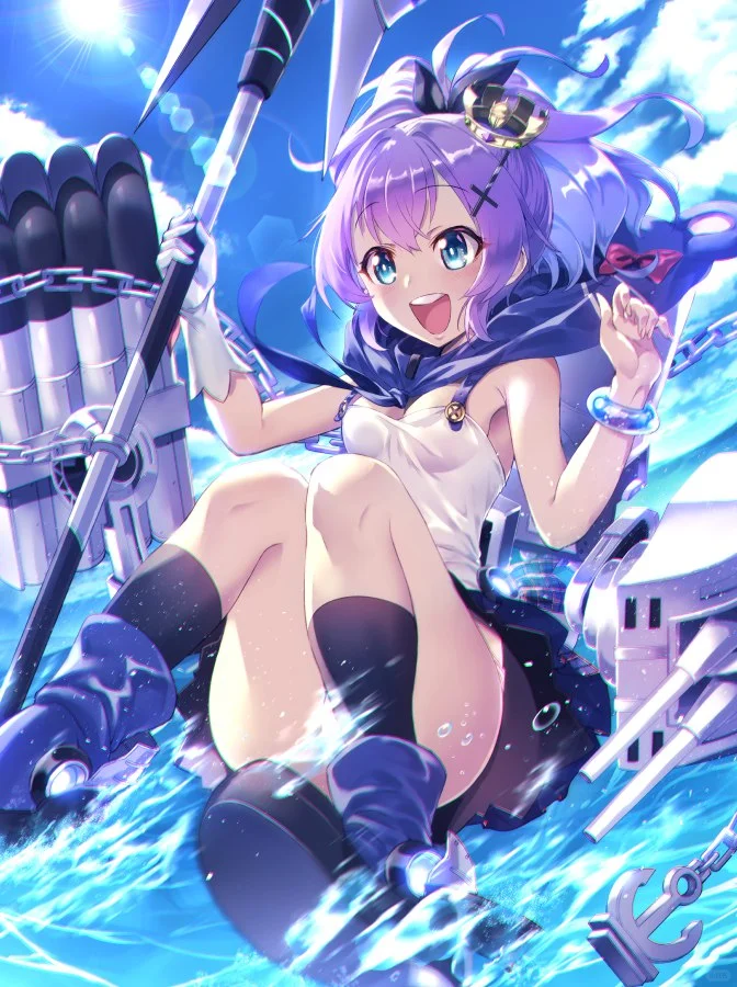 夏日炎炎带来清凉一夏海边戏水动漫壁纸