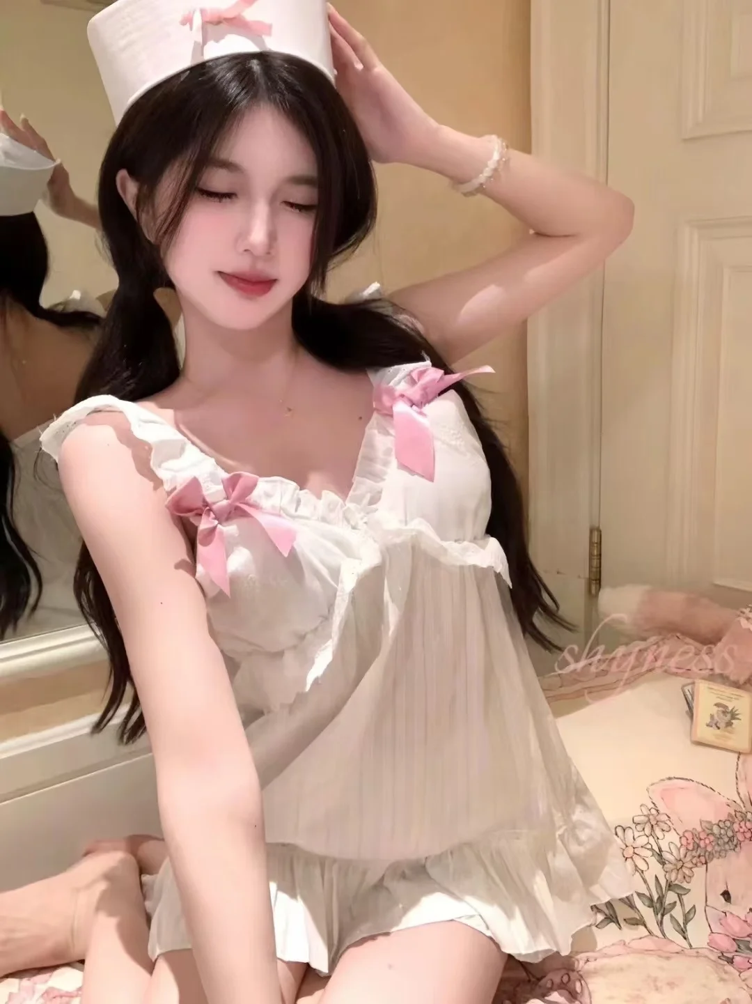 奶呼呼的睡衣、好甜好甜