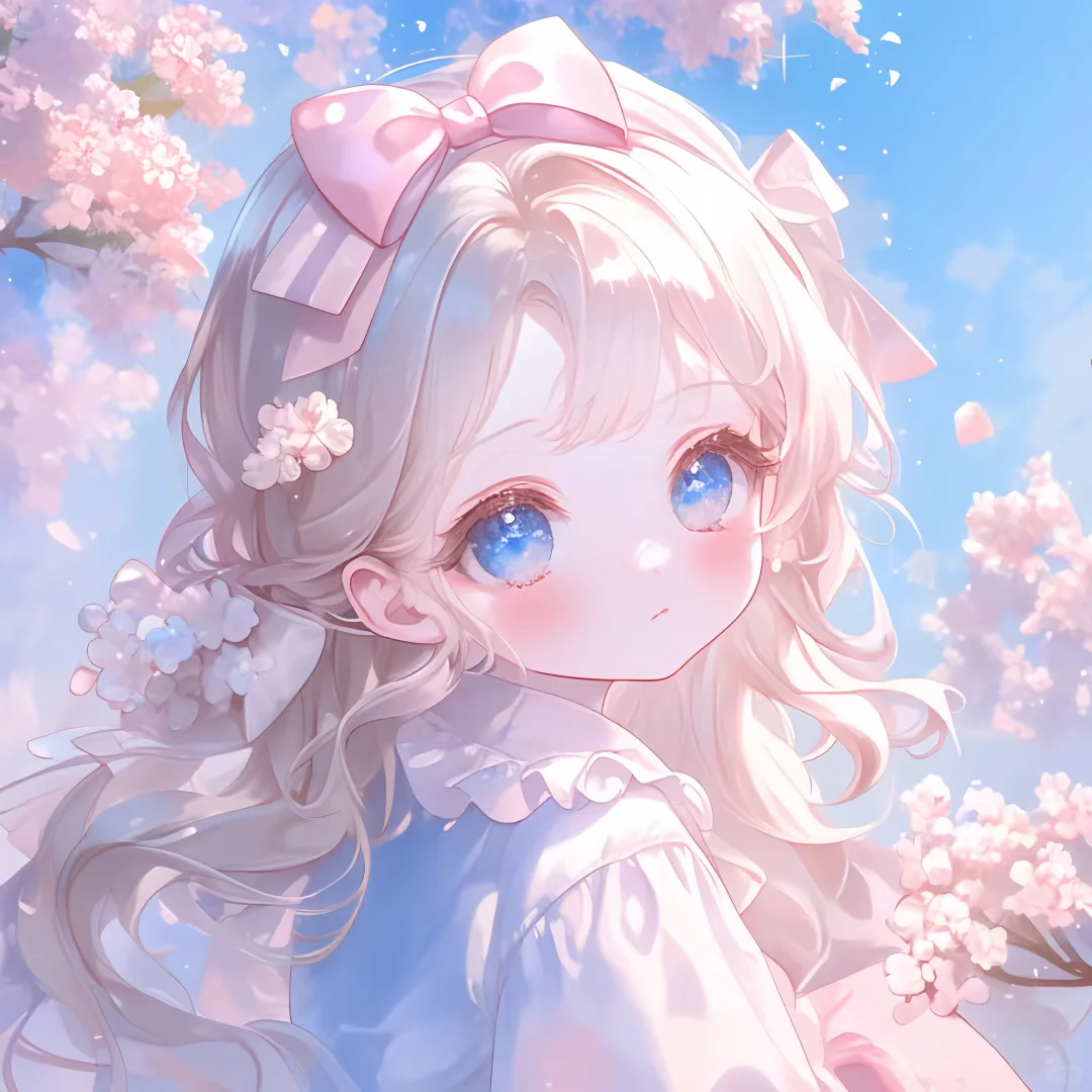 粉色少女头像