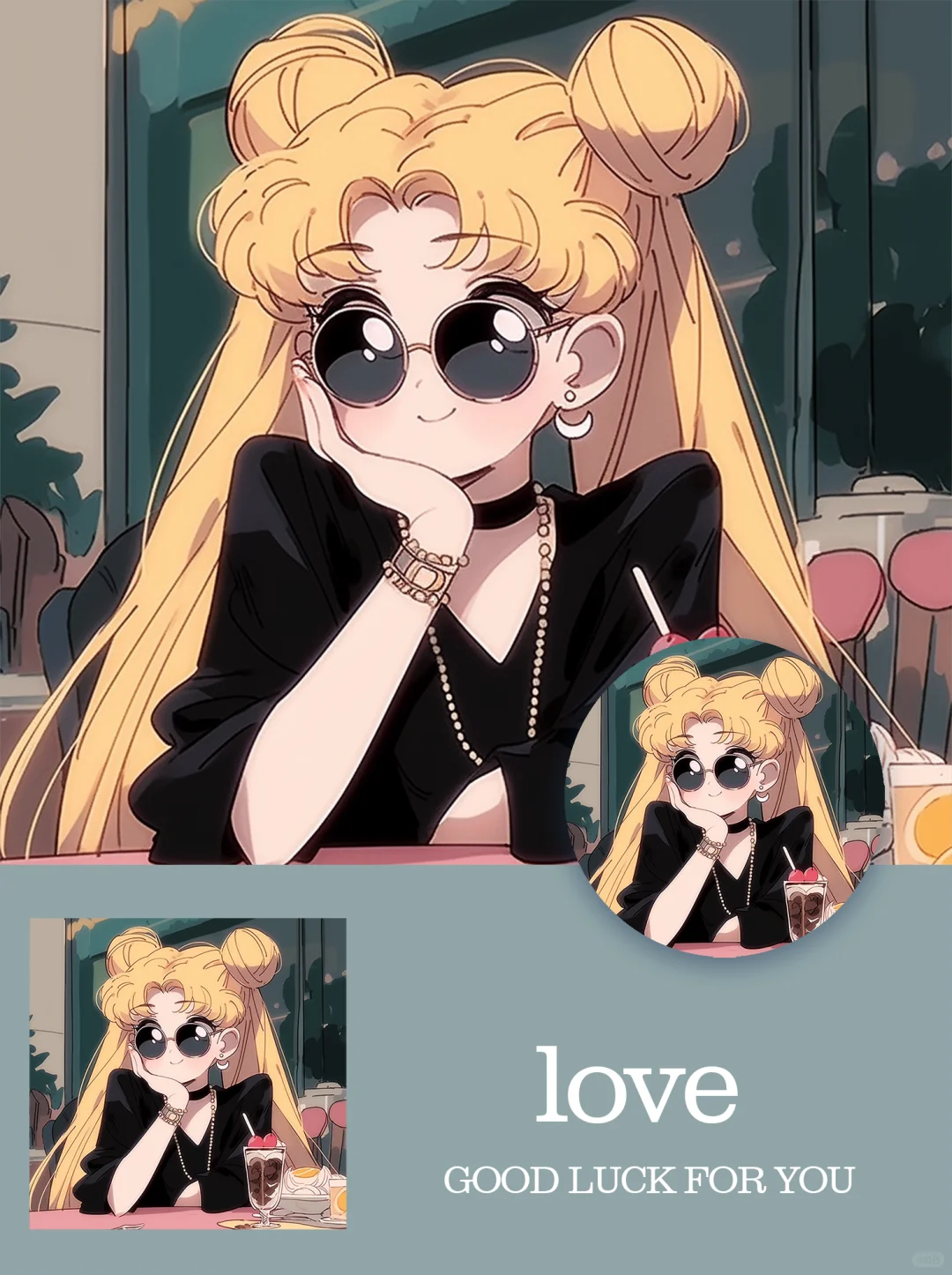 美少女酷酷头像|墨镜🕶️一戴，谁也不爱