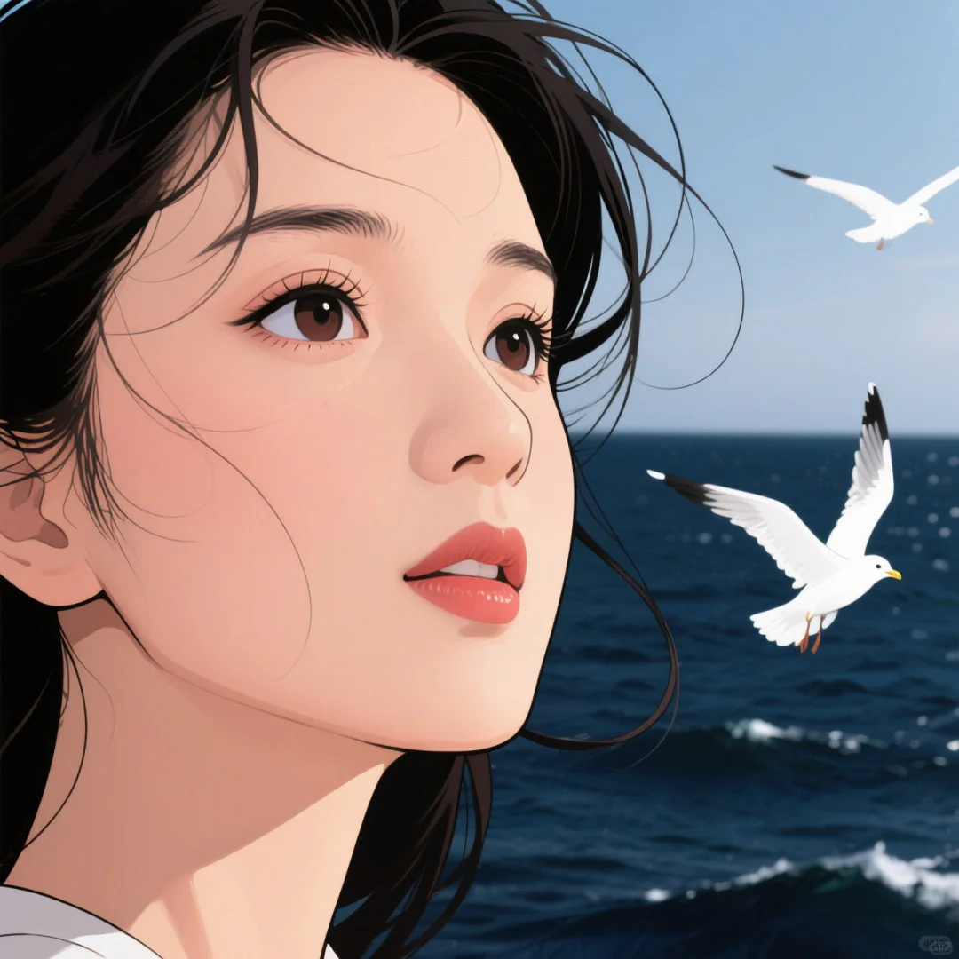 海光吻过的容颜，像极了哪位女明星呢？