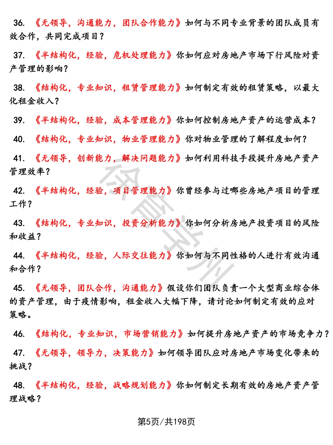 房地产资产管理