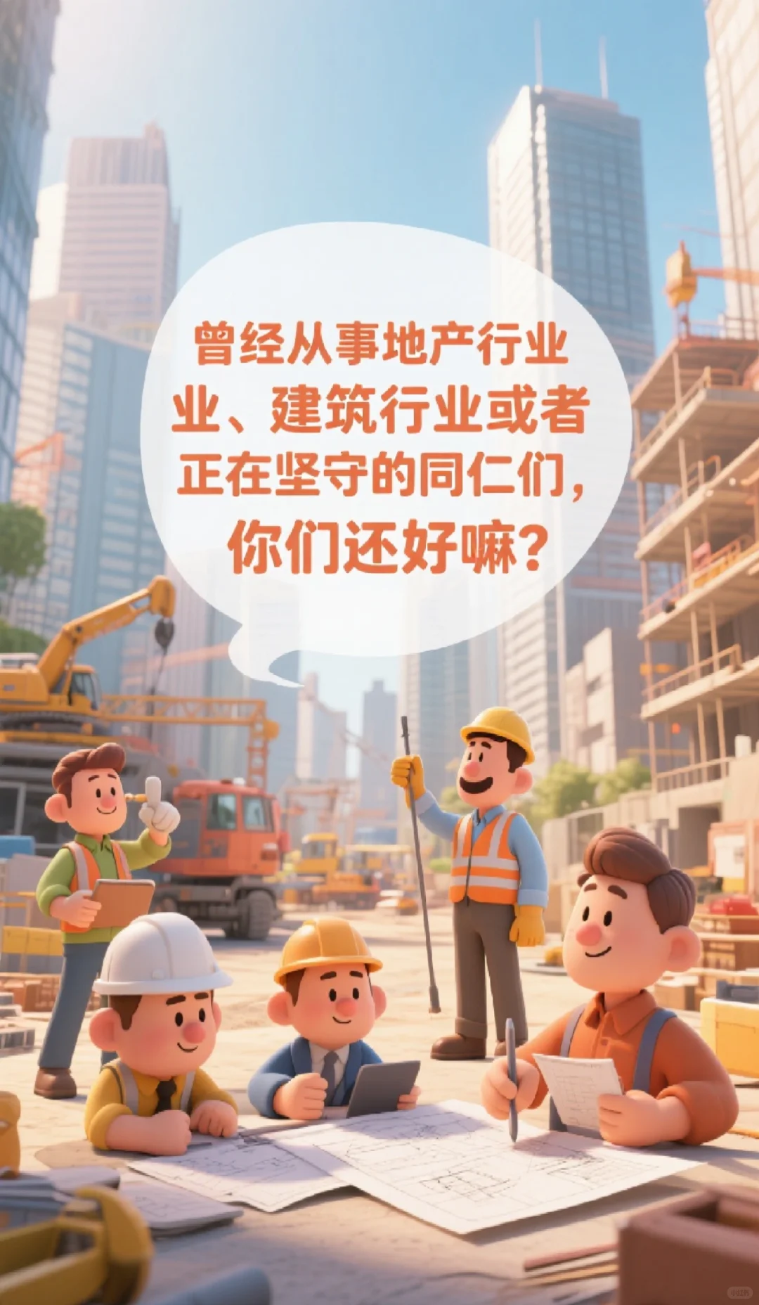 地产，建筑的同仁们你们还好嘛？