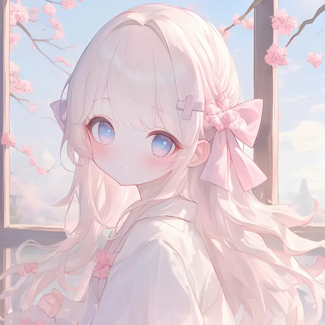 粉色少女头像