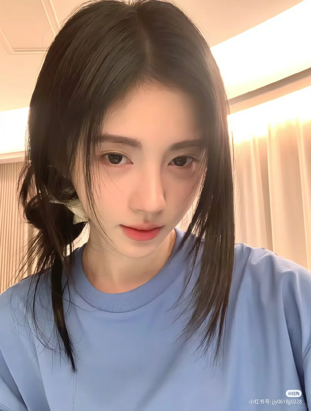 被这个女孩甜到！！！～～