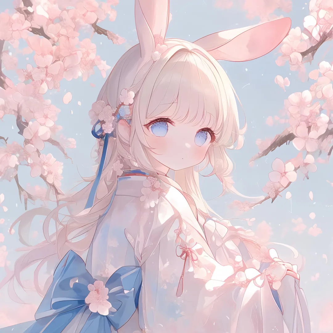 粉色少女头像