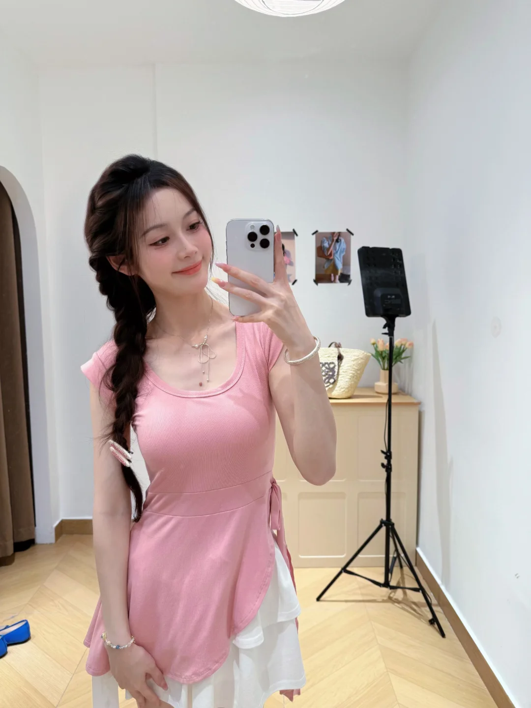 好喜欢这身啊！太爱粉色了叭💕