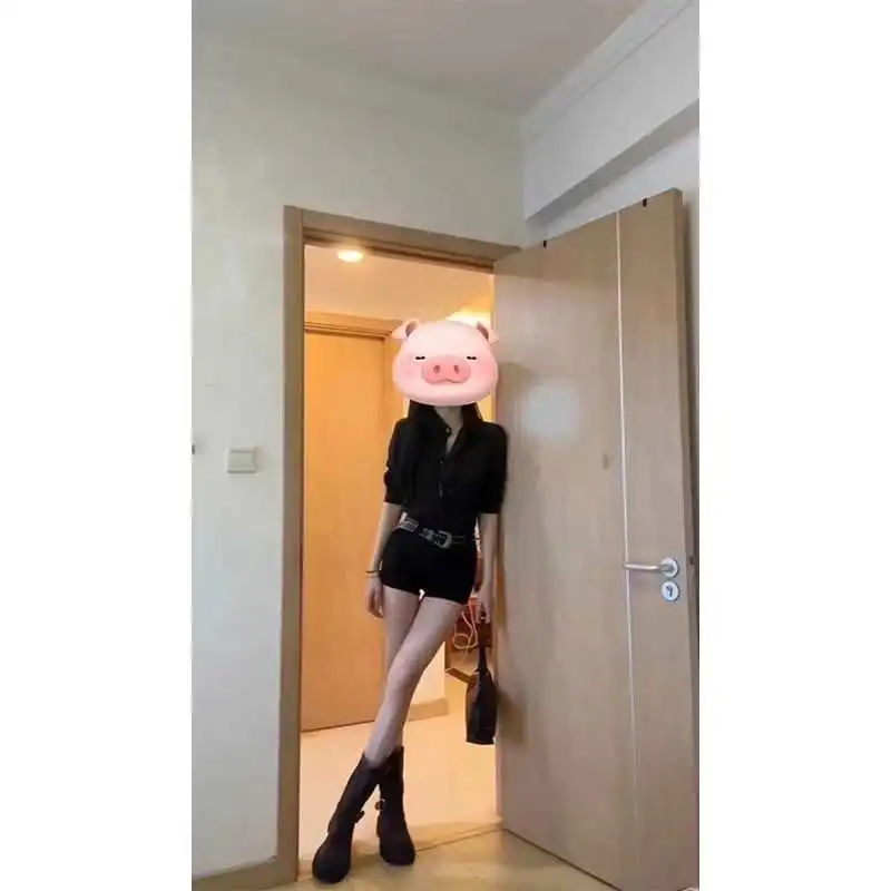 套装女2025春季新款纯欲风辣妹穿搭衬衫