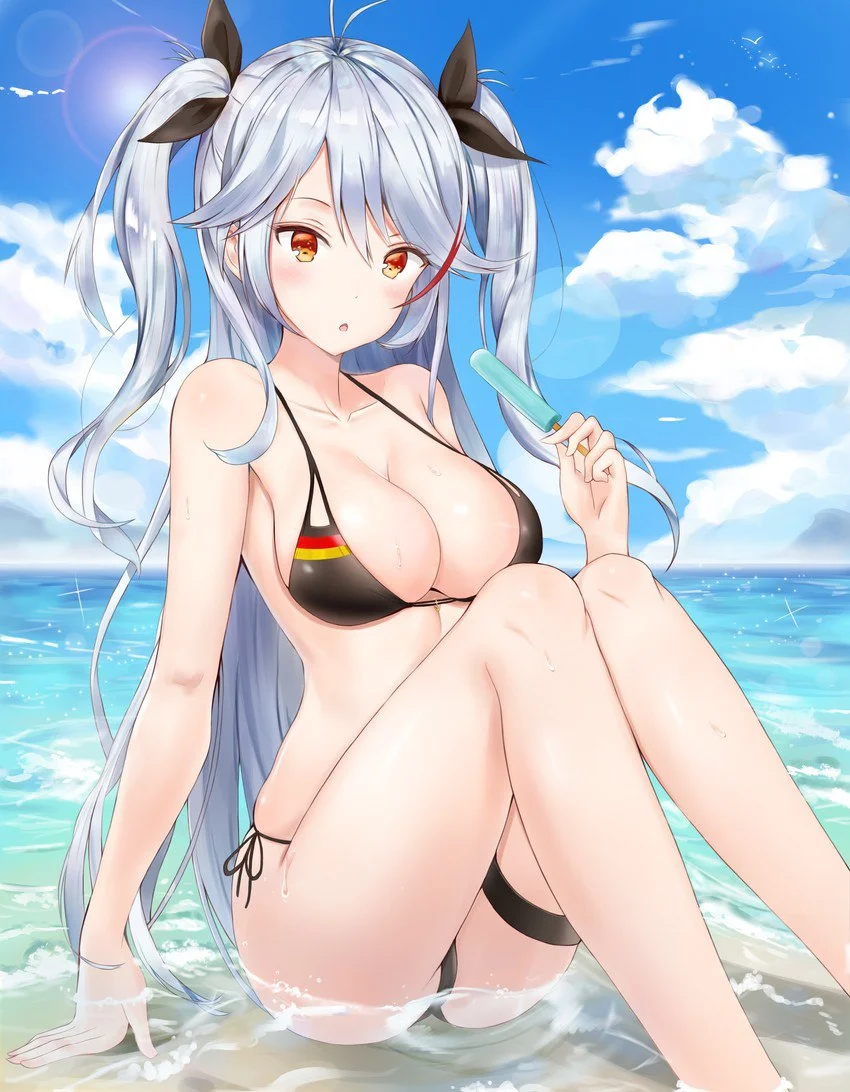 夏日炎炎带来清凉一夏海边戏水动漫壁纸