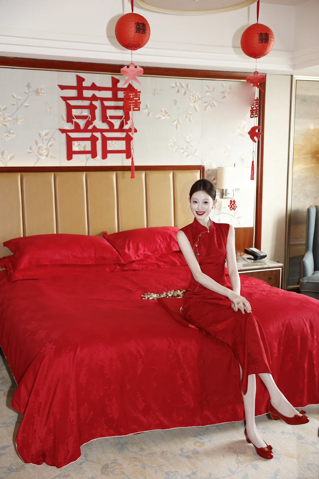 婚礼分享｜红旗袍把我显白到发光