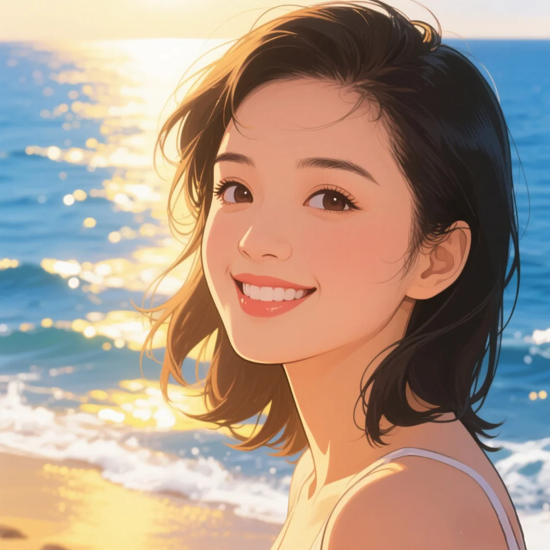 海光吻过的容颜，像极了哪位女明星呢？