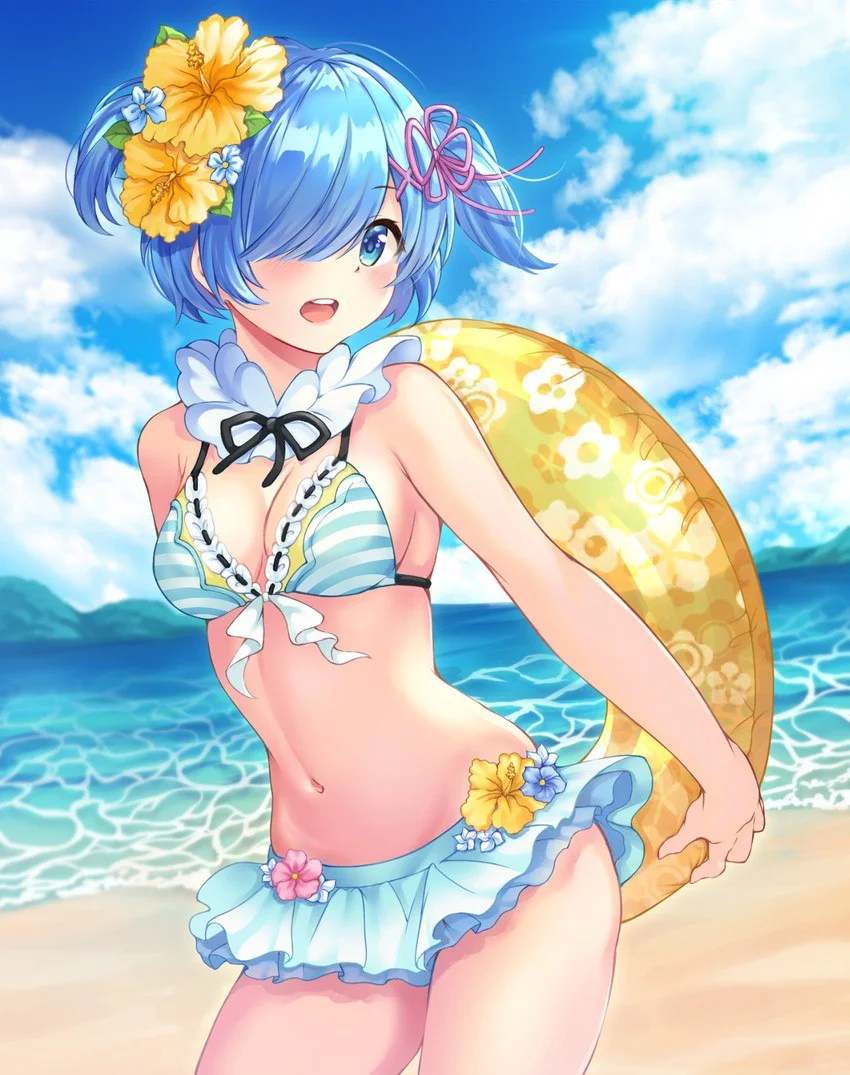 夏日炎炎带来清凉一夏海边戏水动漫壁纸