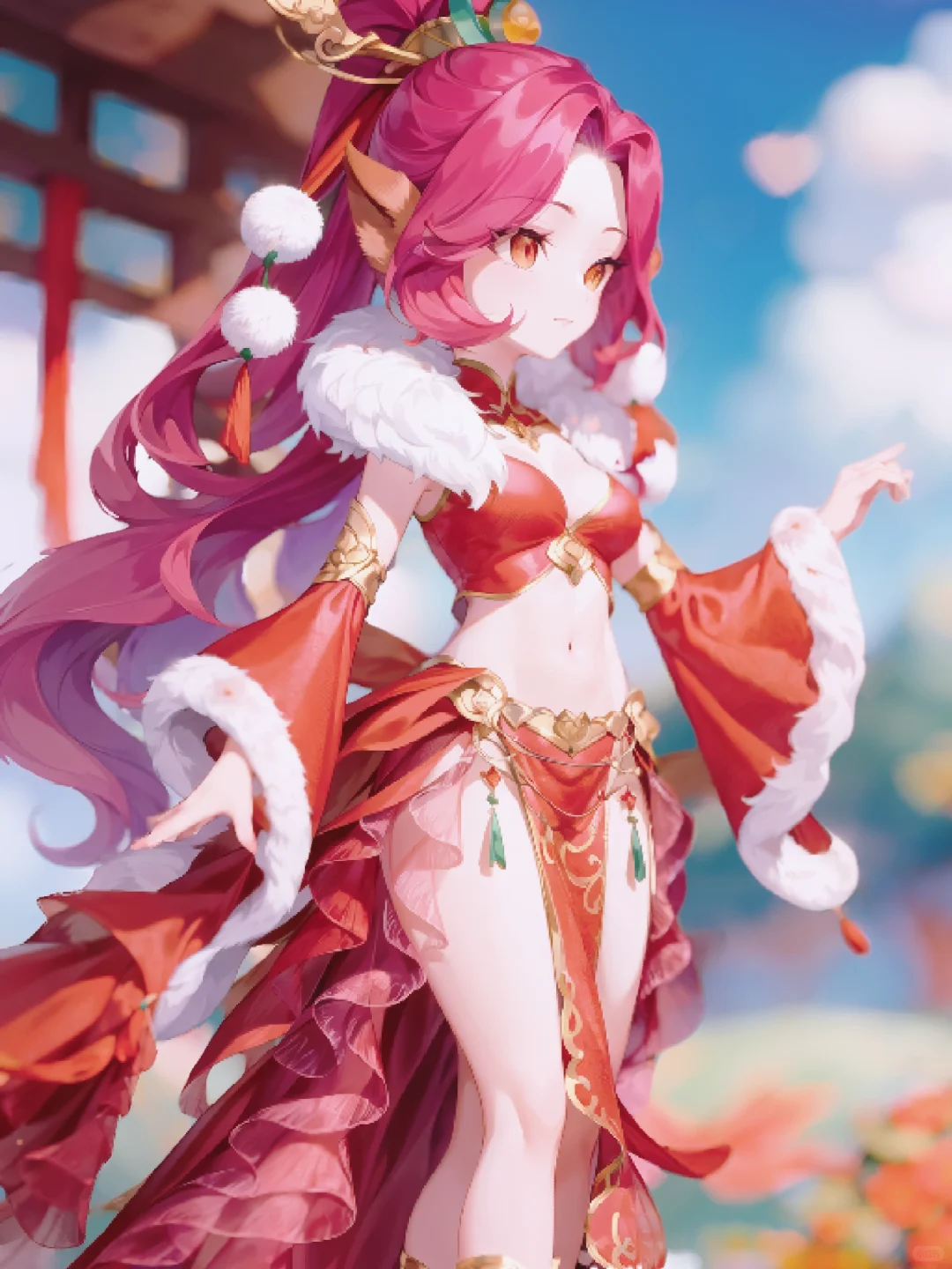 如此妖娆的狐美人