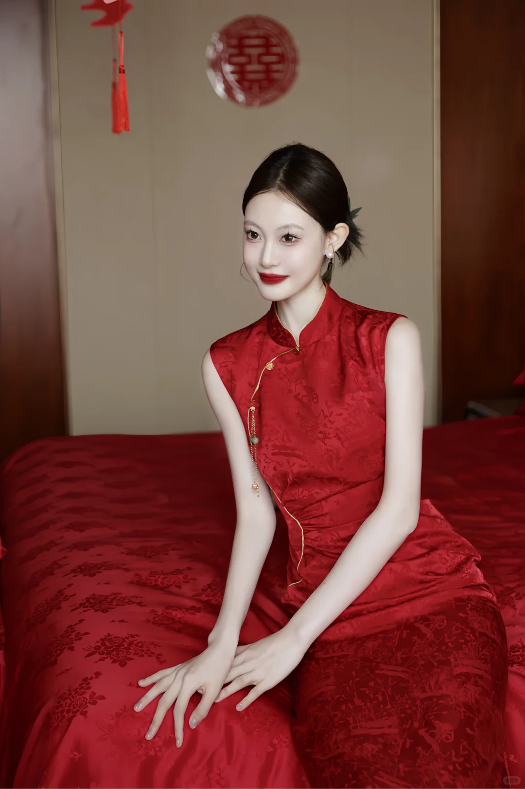 婚礼分享｜红旗袍把我显白到发光