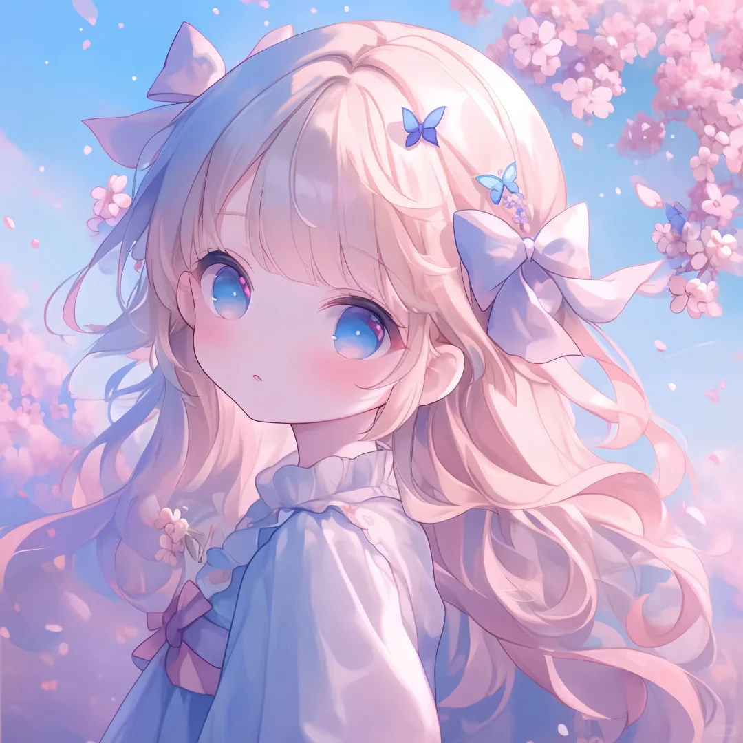 粉色少女头像