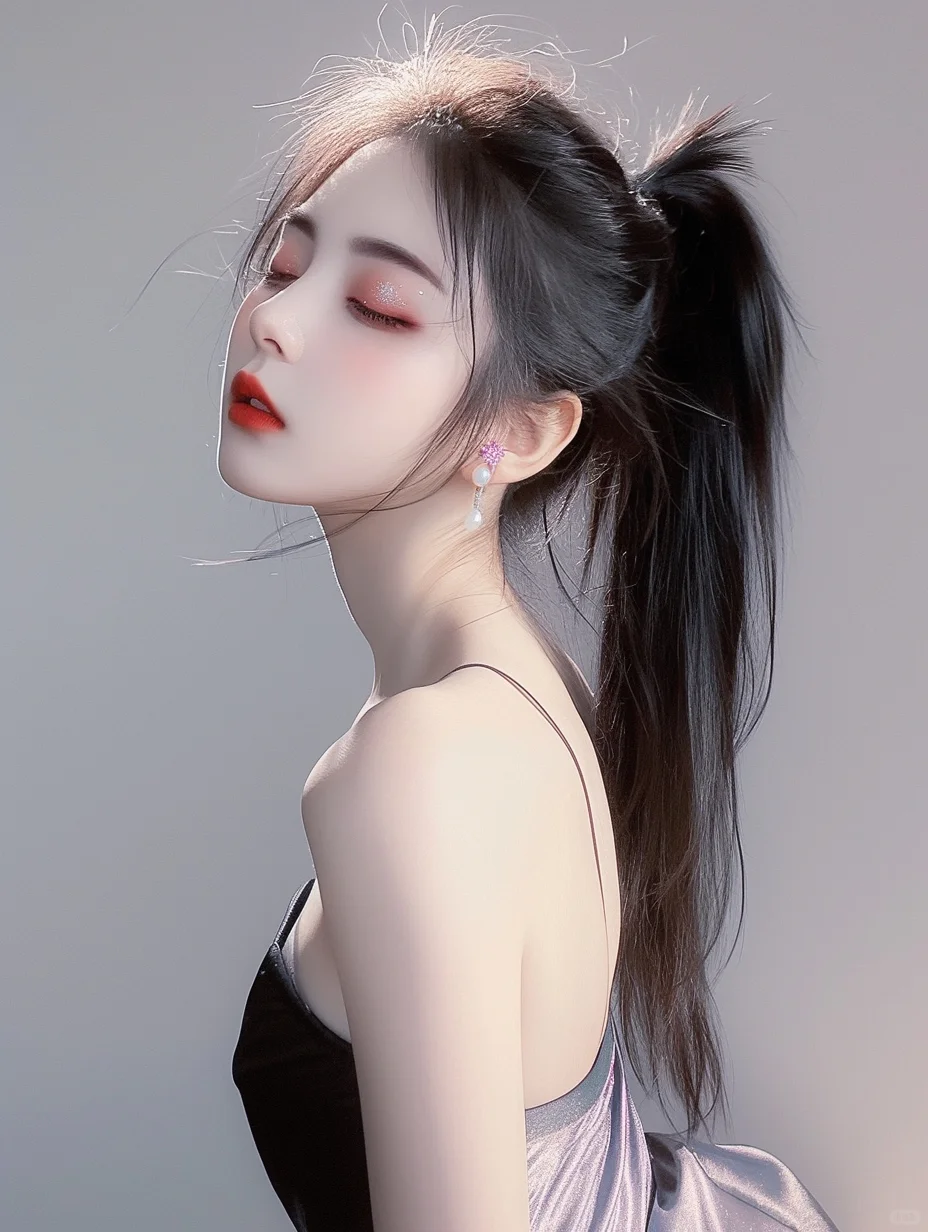 青春高马尾女生