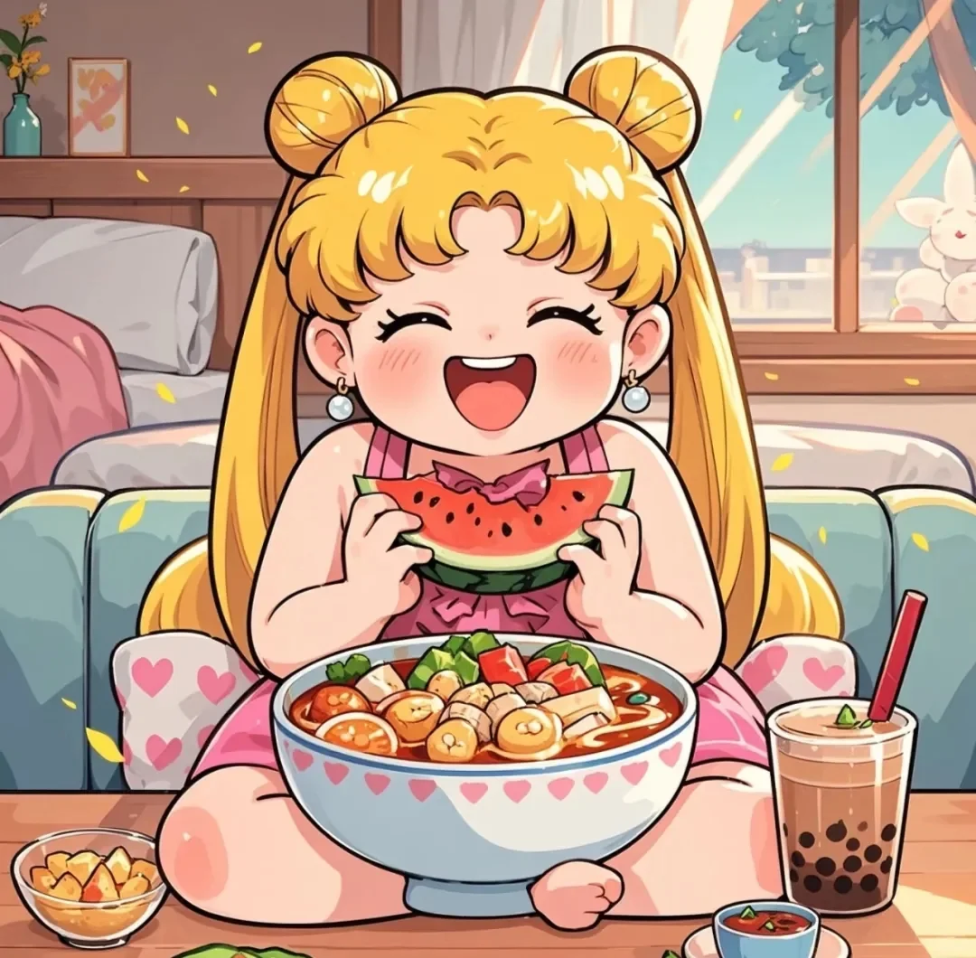 美少女月野兔头像｜
