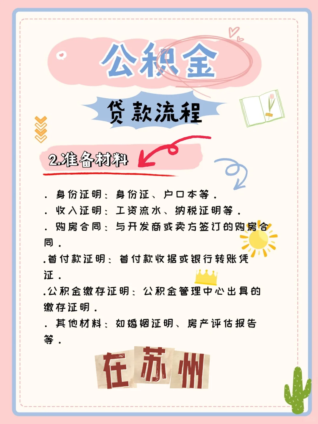 苏州公积金贷款流程还不清楚的看过来！