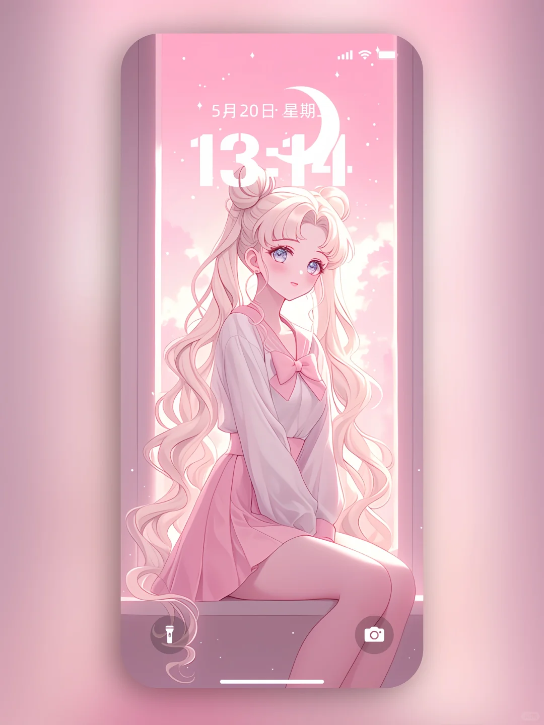 033｜月光下的梦境｜粉色美少女🌸