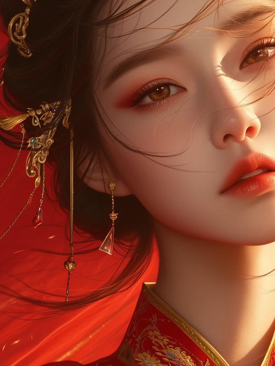 古风壁纸|媚眼如丝眉似月,一颦一笑皆风情