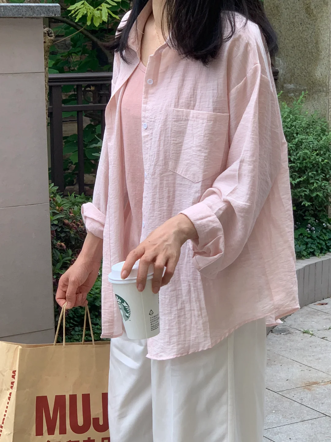 又是一件惊艳到我的粉色衬衫！！
