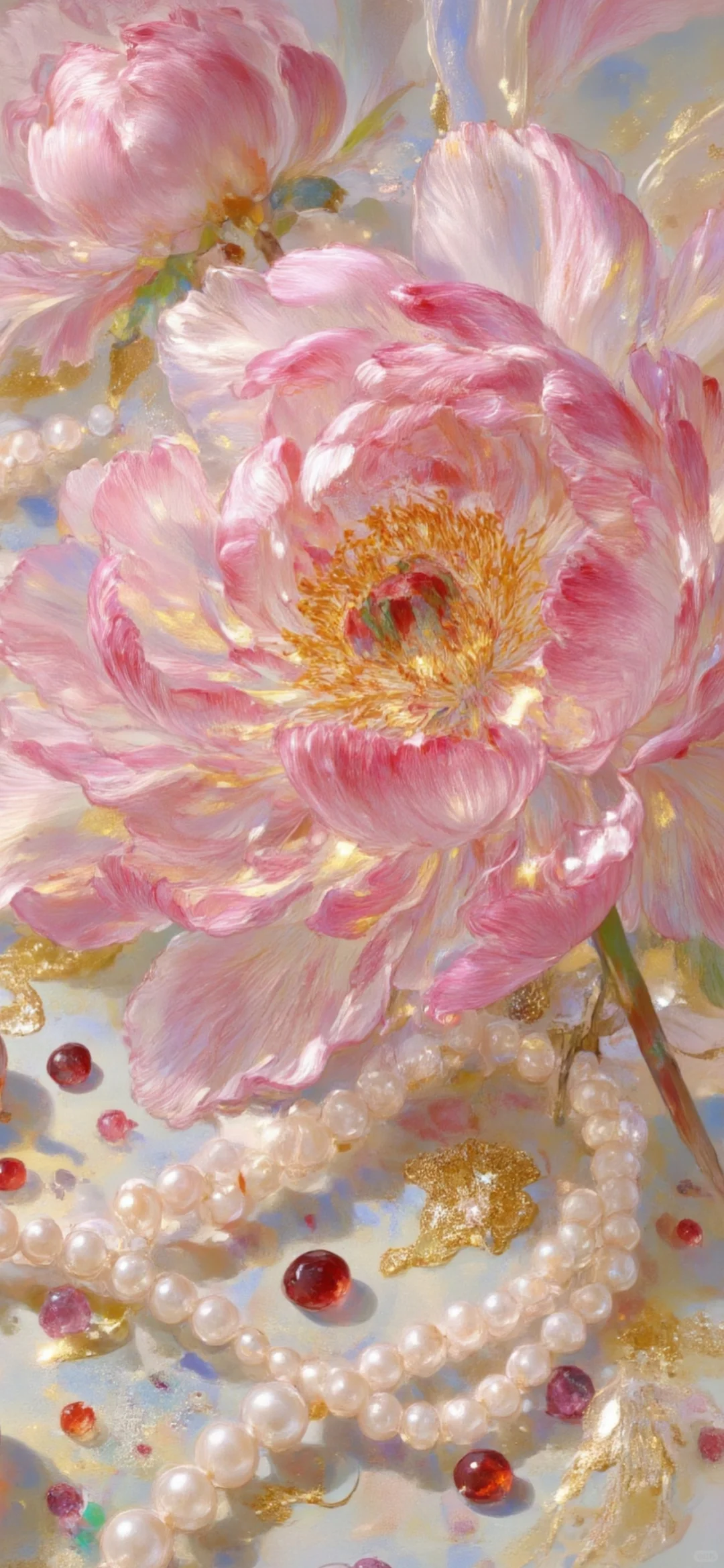🌸壁纸 | 绮韵·牡丹珠影