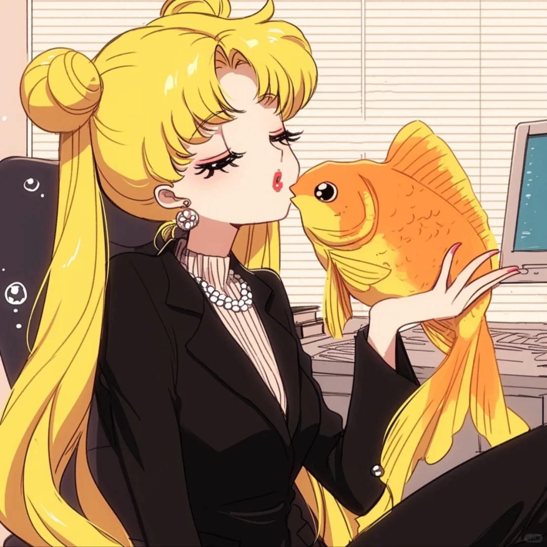 工作💼哪有不摸鱼的｜美少女头像