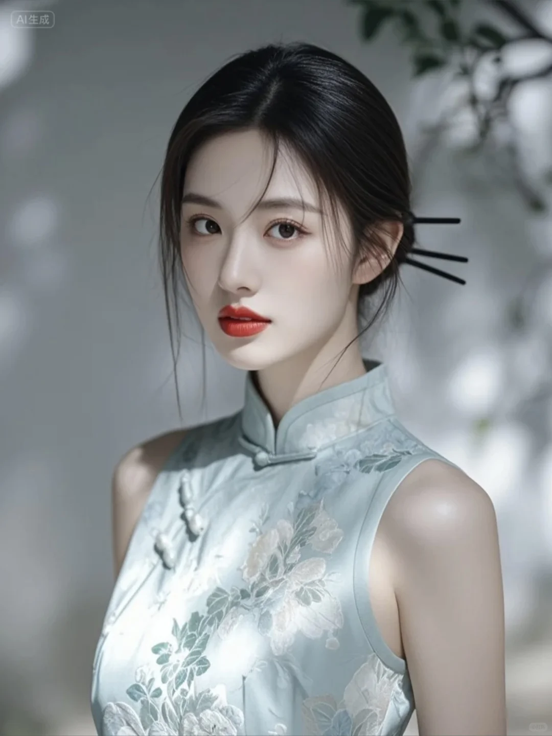 旗袍美人，太美了~Ai生成