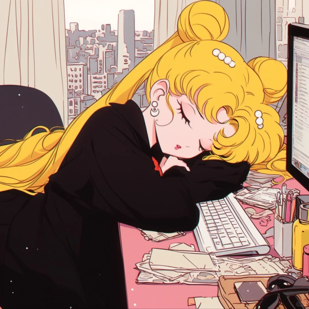 工作💼哪有不摸鱼的｜美少女头像