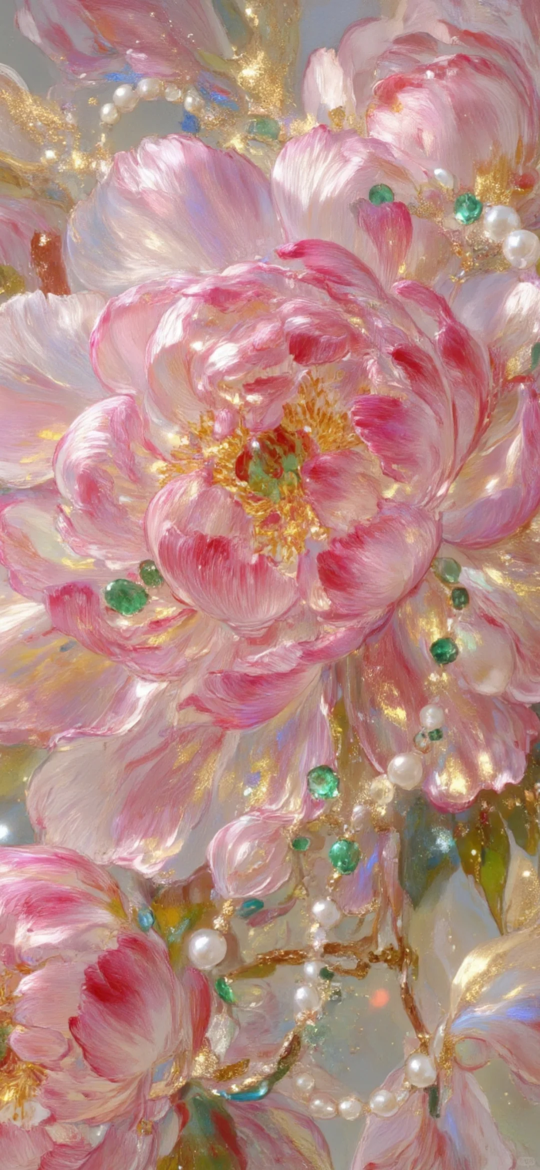 🌸壁纸 | 绮韵·牡丹珠影