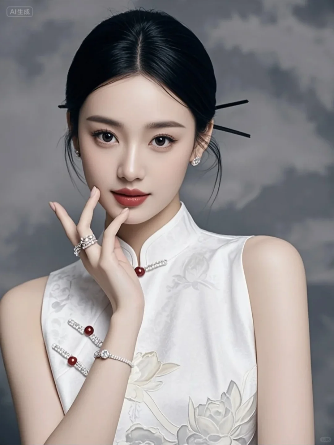 旗袍美人，太美了~Ai生成