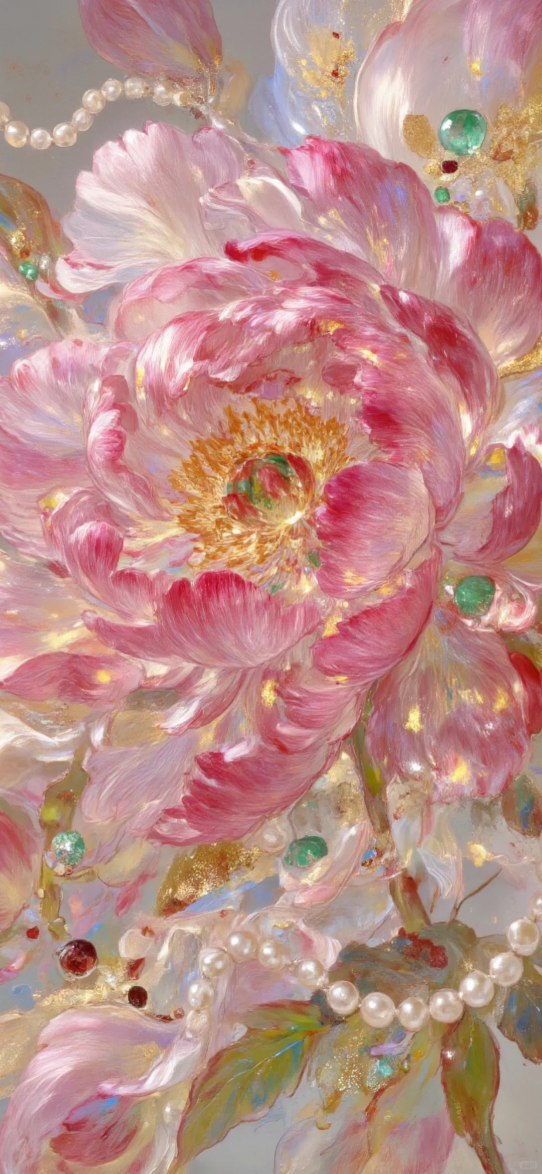 🌸壁纸 | 绮韵·牡丹珠影