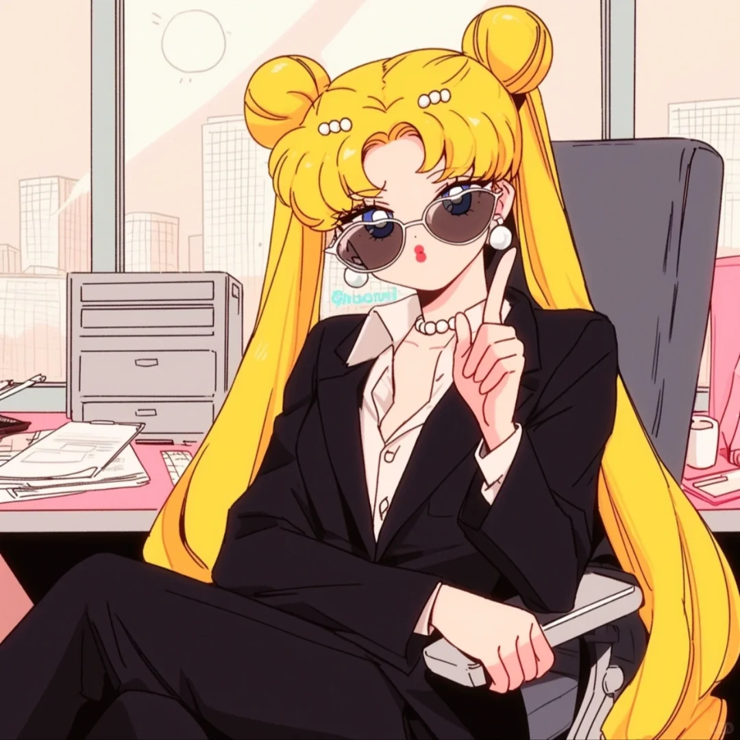 工作💼哪有不摸鱼的｜美少女头像