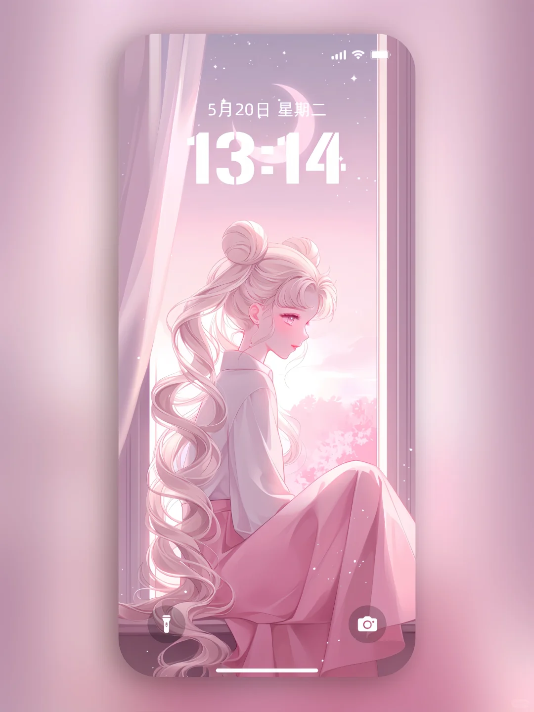 033｜月光下的梦境｜粉色美少女🌸