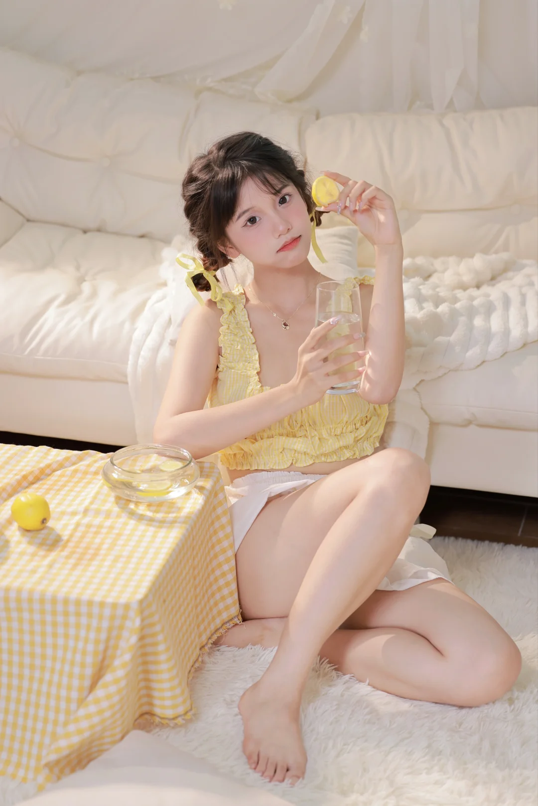 柠檬气泡水味的夏天🍋🍋‍🟩
