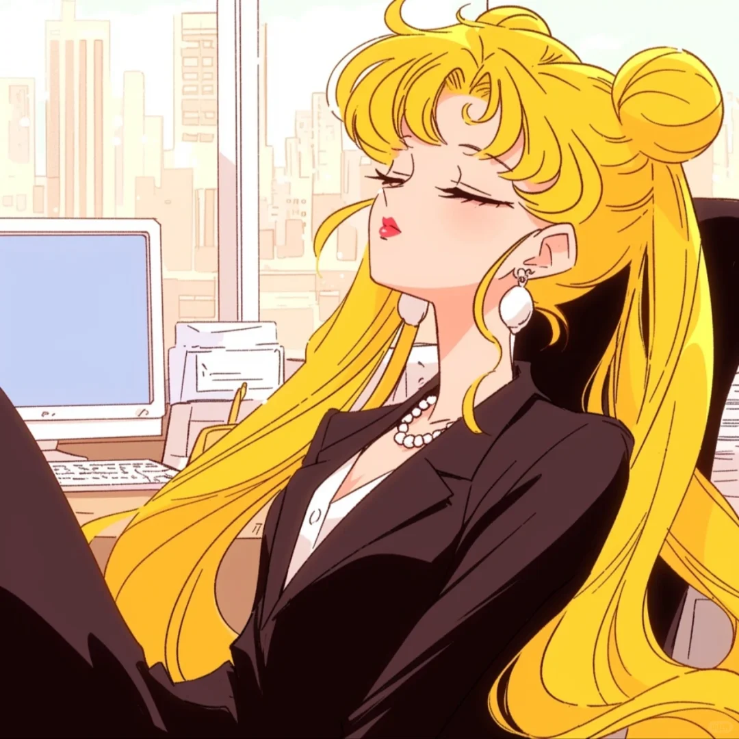 工作💼哪有不摸鱼的｜美少女头像